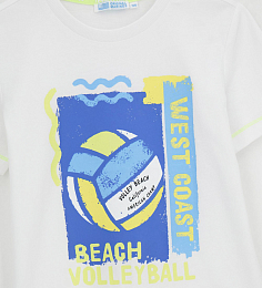 Футболка White Beach Volleyball от бренда Original Marines Белый