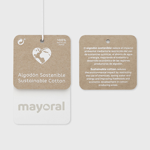 Футболка с аппликацией цветов от бренда Mayoral Белый