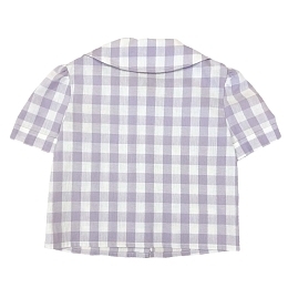 Рубашка в клетку лиловая от бренда Raspberry Plum