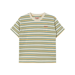 Футболка STRIPES MULTICOLOR от бренда Tinycottons Молочный