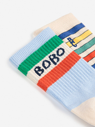 Носки 2 пары Multicolor Stripes от бренда Bobo Choses