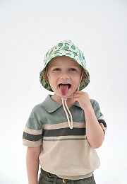 Панама с принтом теннис от бренда Peppihat