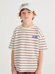 Футболка Stripes от бренда Bobo Choses Голубой