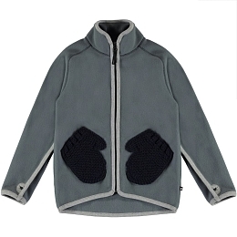 Куртка флисовая серая от бренда MOLO
