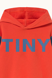 Худи COLOR BLOCK Dark red от бренда Tinycottons