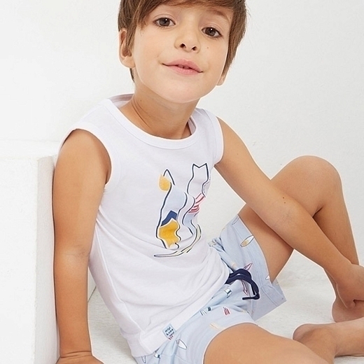 Пижама серффинг футболка и шорты от бренда Mayoral