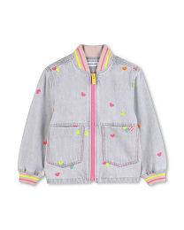 Джинсовый бомбер DENIM GREY от бренда Billieblush