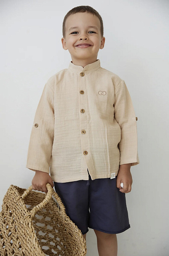 Рубашки Muslin Beige от бренда GNGA
