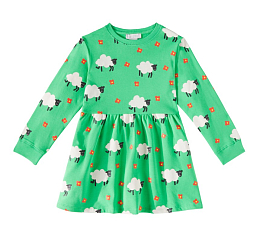 Платье Sheep Pattern от бренда Stella McCartney kids