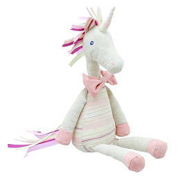 Единорог с розовой бабочкой, 40 см от бренда Wilberry