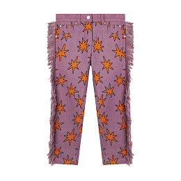 Джинсы Bright Stars Fringe от бренда Stella McCartney kids