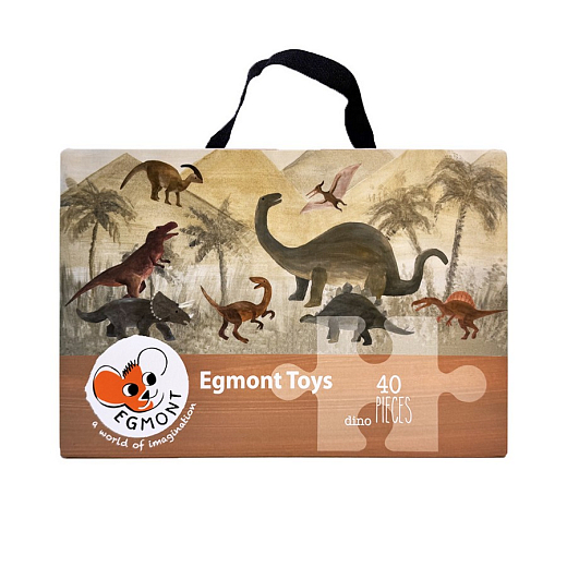 Пазл большой "Динозавры" от бренда Egmont Toys