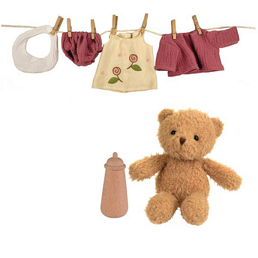 Мишка "Морризет и чемоданчик" от бренда Egmont Toys