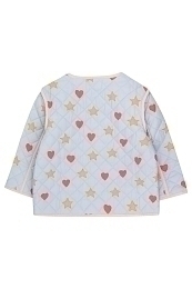 Куртка с сердечками и звездами от бренда Tinycottons