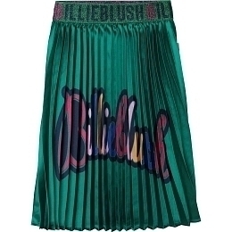 Юбка плиссировка с надписью от бренда Billieblush