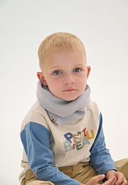 Снуд Lilen merino pearl grey от бренда Peppihat