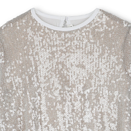 Платье-тюльпан с пайетками от бренда Billieblush