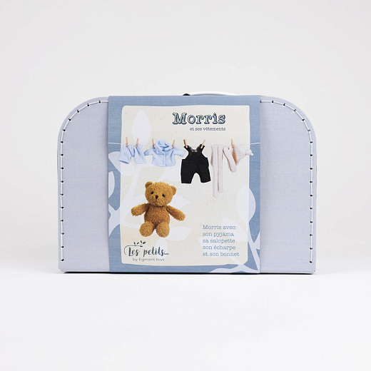 Мишка "Моррис и чемоданчик" от бренда Egmont Toys