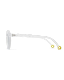 Очки KIDS Oval Sunglasses-Classic Olivio-Jellyfish White от бренда Olivio and Co