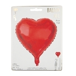 Воздушный шар Красное сердце от бренда Tim & Puce Factory