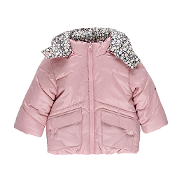 Куртка двусторонняя Pink Flora print от бренда Boboli