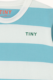 Футболка Blue stripes от бренда Tinycottons Голубой