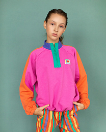 Свитшот Smiling Сolor Block от бренда Bobo Choses