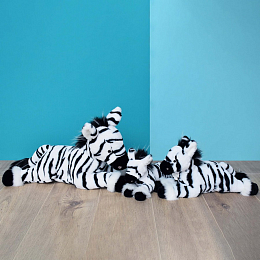  Зебра Зефир в подарочной коробке, 25 см от бренда Histoire d'Ours