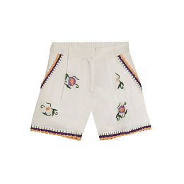 Шорты с вышитыми цветами от бренда Stella McCartney kids