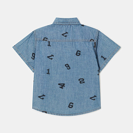 Рубашка Numbers Print от бренда Stella McCartney kids