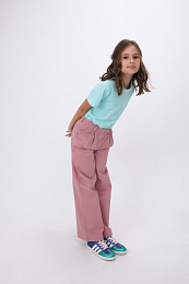 Джинсы палаццо розовые от бренда NOT A TOY