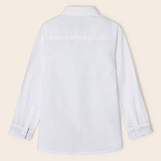 Рубашка белая с нагрудным карманом от бренда Mayoral