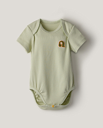 Набор боди в рубчик с коротким рукавом от бренда Anna Leon