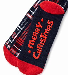 Носки рождественские в клетку от бренда Original Marines