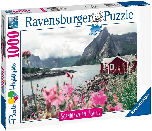 Пазл «Рейне, Лофотенские острова, Норвегия», 1000 эл. от бренда Ravensburger