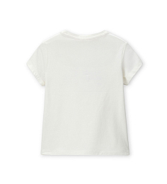 Футболка с принтом туфель от бренда Original Marines Молочный