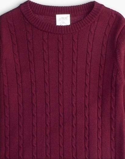 Джемпер бордового цвета от бренда Wool&cotton
