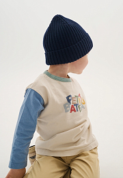 Шапка Knot merino fleece night blue от бренда Peppihat