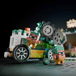 Конструктор Ограбление банка 148 mini деталей от бренда Marioinex