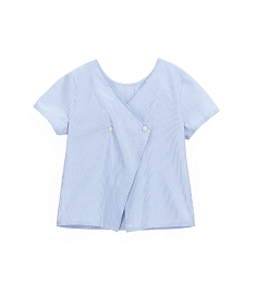 Блузка в полоску с бантом от бренда Original Marines