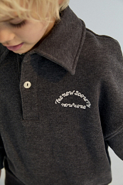 Свитшот Nico Polo Galactic Grey Melange от бренда The New Society