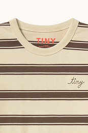 Лонгслив RETRO STRIPES Cacao от бренда Tinycottons