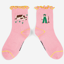 Носки Farm Adventure Pink от бренда Bobo Choses