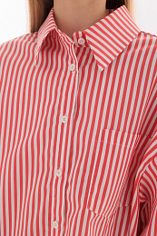 Рубашка BACK BUTTONS в полоску от бренда Liqlo