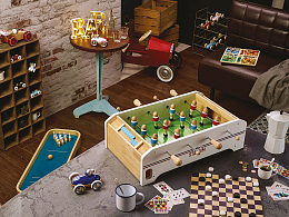 Машинка Roadster vintage blanc Aircraft от бренда Vilac