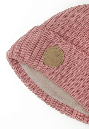 Шапка Knot merino fleece pale rose от бренда Peppihat