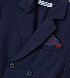 Пиджак с платком в клетку от бренда Original Marines