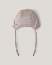 Набор чепчиков пыльная роза и белого цвета от бренда Anna Leon