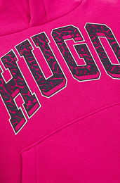 Худи кроп Logo Pink от бренда HUGO