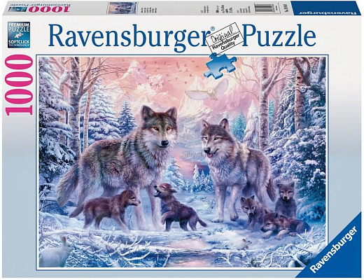 Пазл «Северные волки», 1000 эл. от бренда Ravensburger